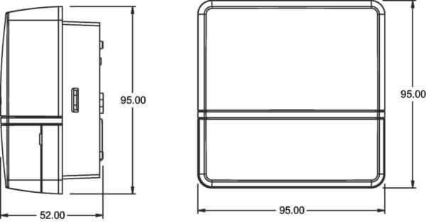 TECTA D180 WH | Outdoor Wall PIR Motion Sensor | Theben