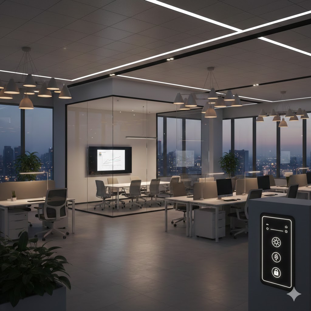 Smart office lighting control